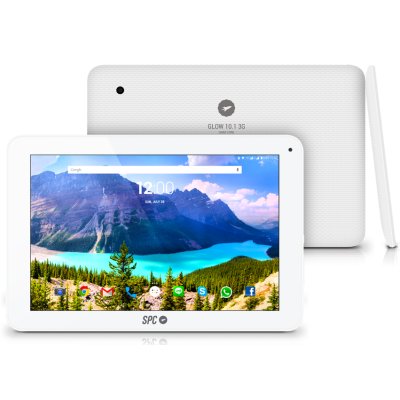 Spc Tablet Glow 10 1 Ips 3g 16gb Qcore Blanca